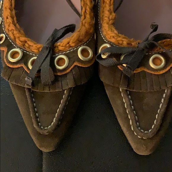 Miu Miu suede shoes /SOLD - Picture 2 of 6